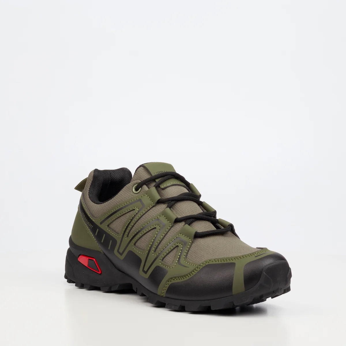 Urbanart Hyke 1 Mesh / Faux Wax Sneaker-Olive.