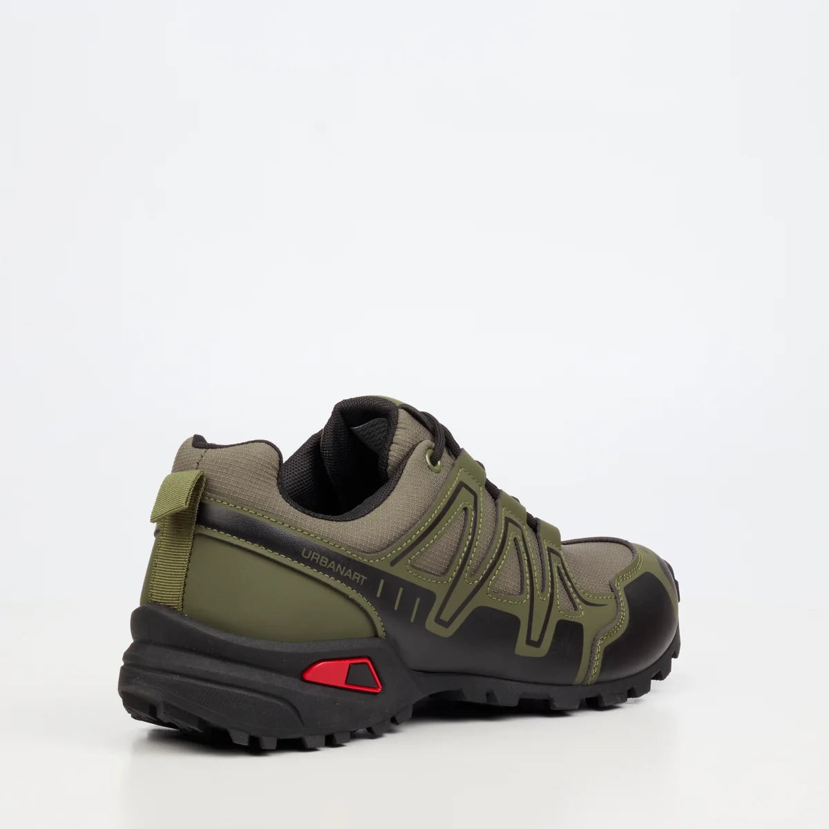 Urbanart Hyke 1 Mesh / Faux Wax Sneaker-Olive.