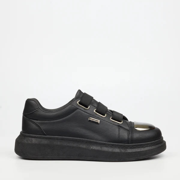 Urbanart Hype 12 Faux Wax Sneakers – Black