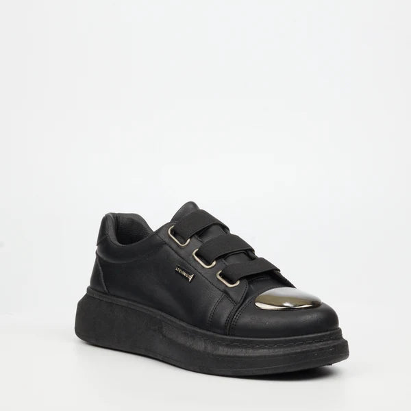 Urbanart Hype 12 Faux Wax Sneakers – Black