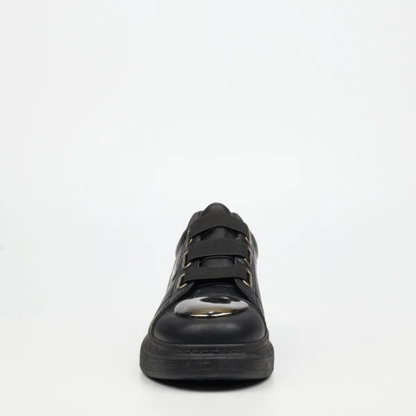 Urbanart Hype 12 Faux Wax Sneakers – Black