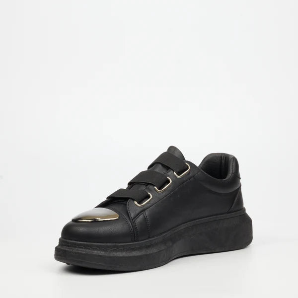 Urbanart Hype 12 Faux Wax Sneakers – Black