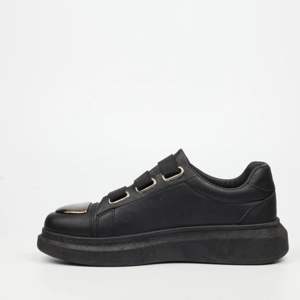 Urbanart Hype 12 Faux Wax Sneakers – Black