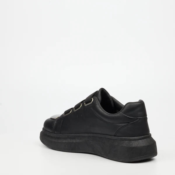Urbanart Hype 12 Faux Wax Sneakers – Black