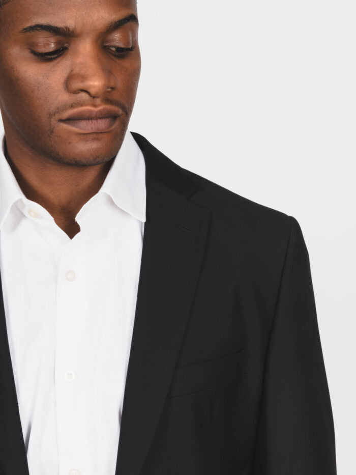 Carducci Mens Tailored Giovanni Suit-Black C708-70-S22