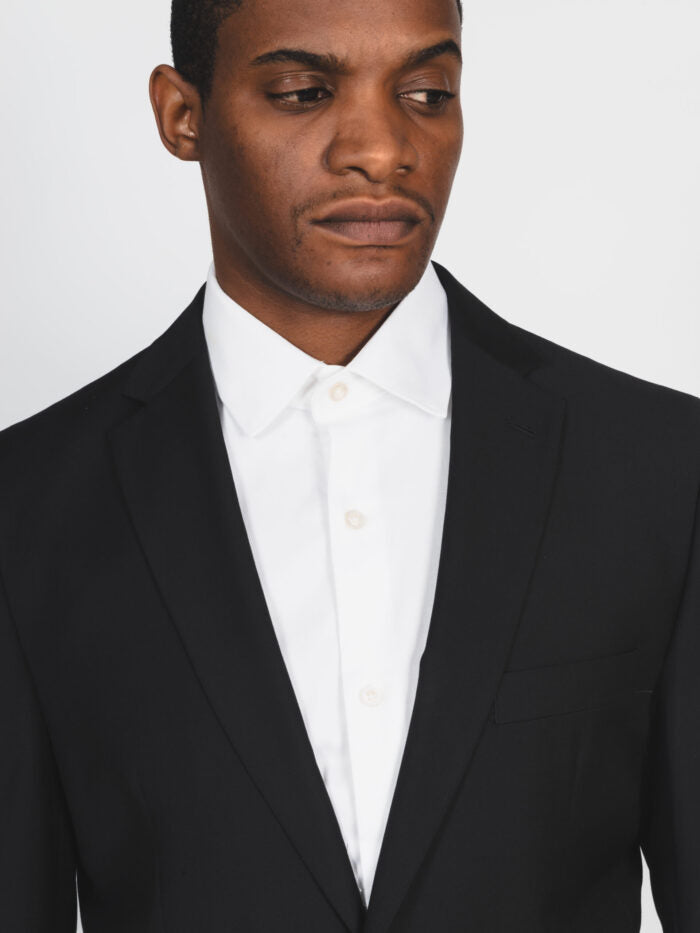 Carducci Mens Tailored Giovanni Suit-Black C708-70-S22