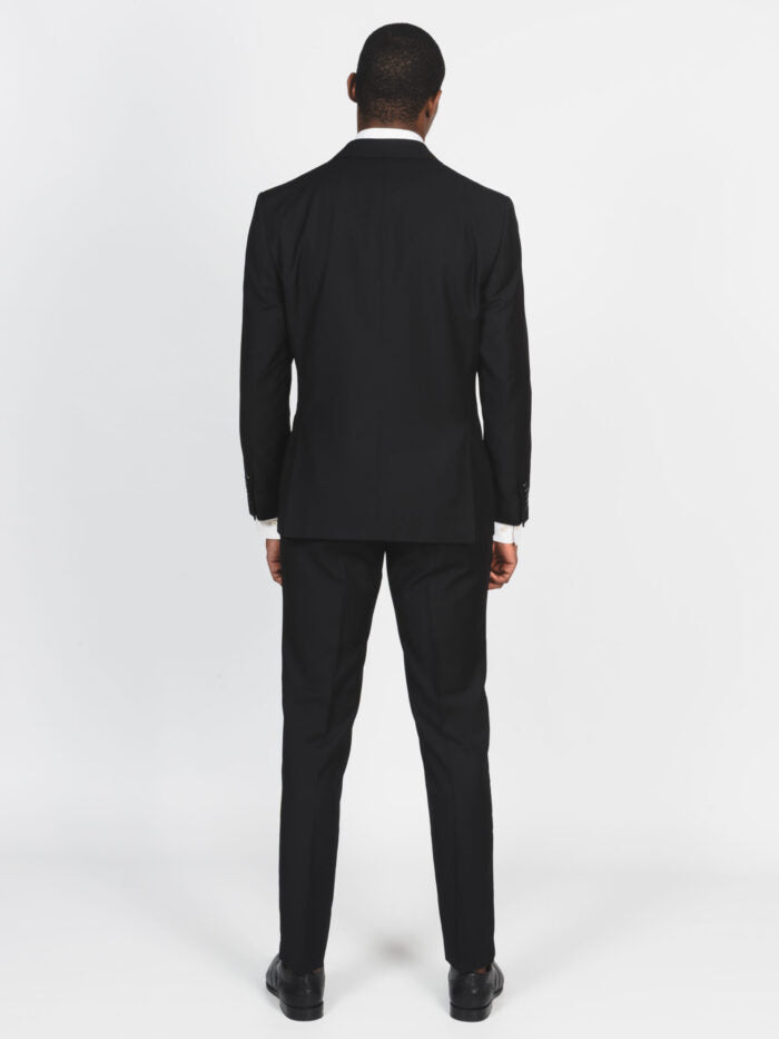 Carducci Mens Tailored Giovanni Suit-Black C708-70-S22