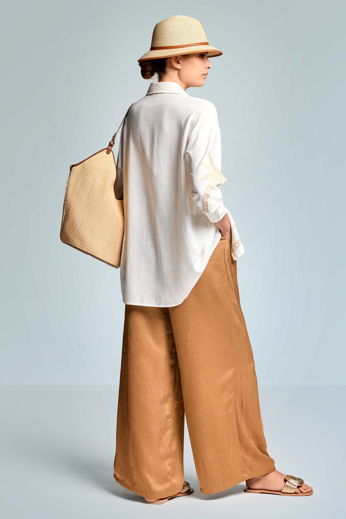 Iconique Lily Oversize Shirt-Multicolor IC26-013