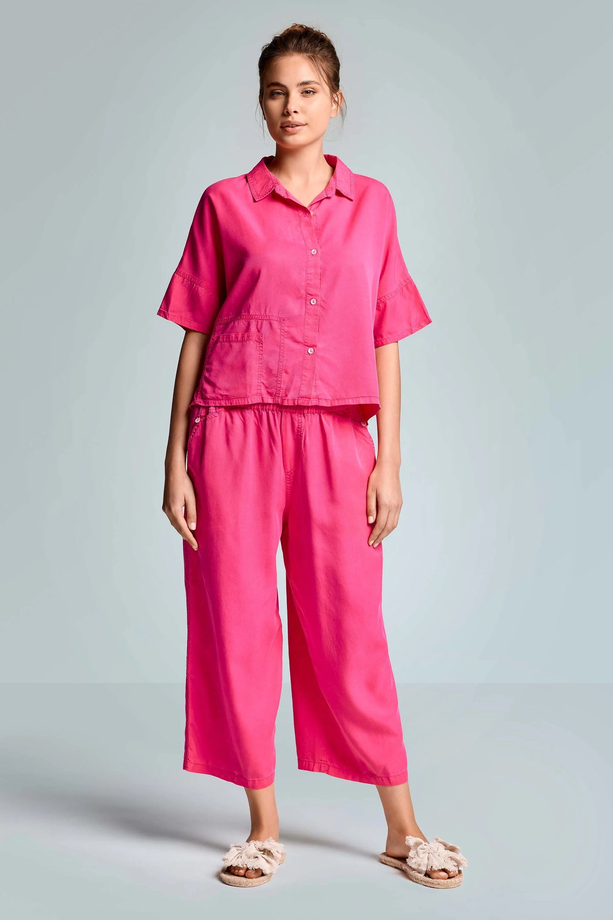 Iconique Taylor Pants -Fuchsia IC26-058