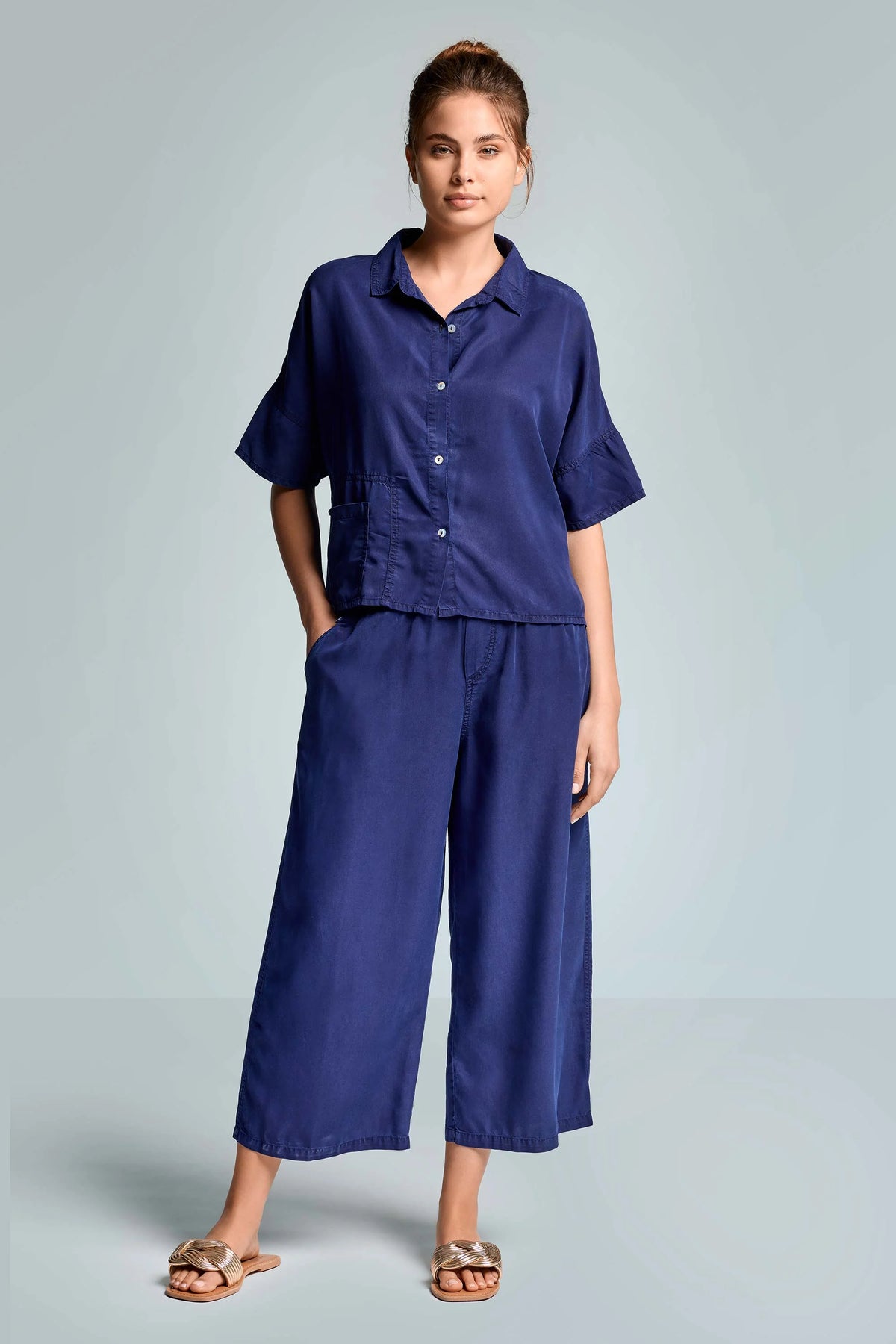 Iconique Taylor Pants -Navy Blue IC26-058.
