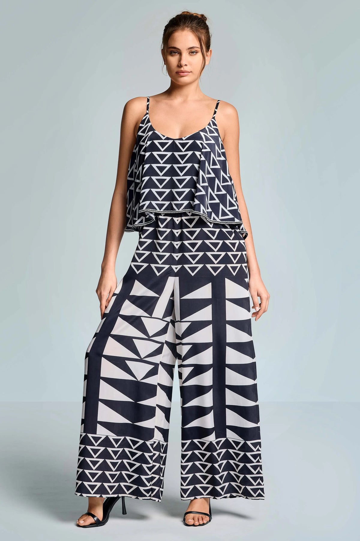 Iconique Lila One-Piece Jumpsuit-Multicolor IC26-116.