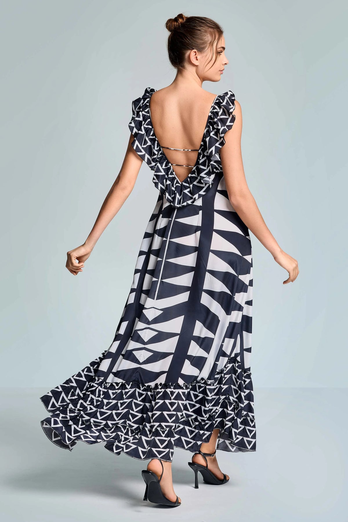 Iconique Creta Long Dress-Multicolor IC26-117
