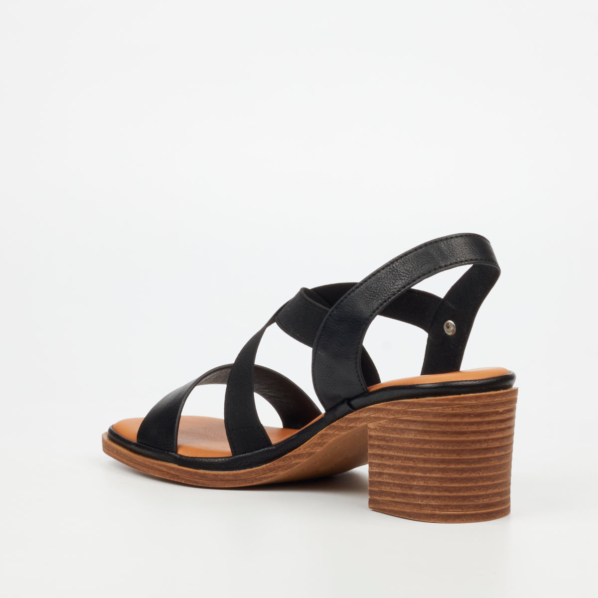 Butterfly Feet Ladies Imelda 1 Sandal-Black.