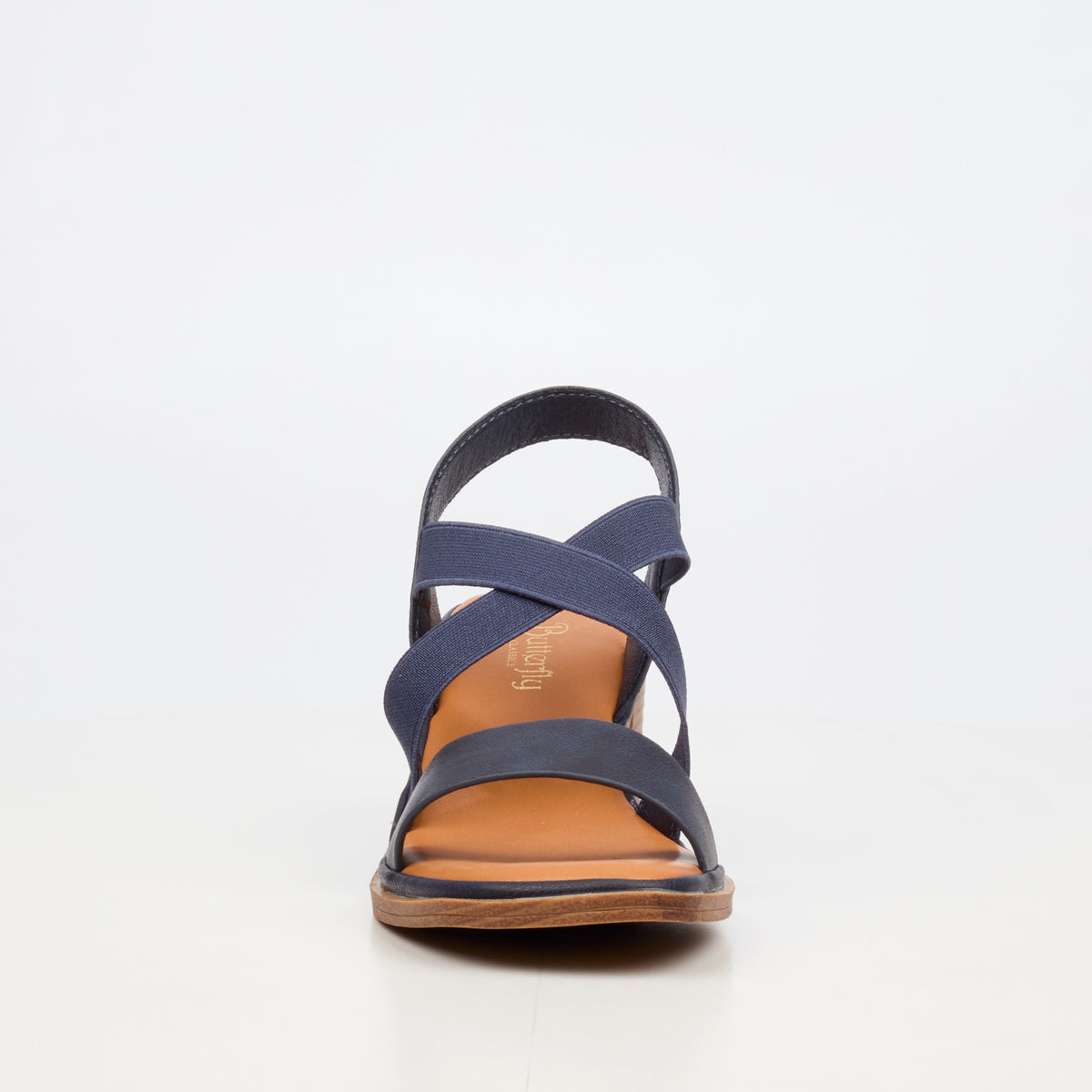 Butterfly Feet Ladies Imelda 1 Sandal-Navy.