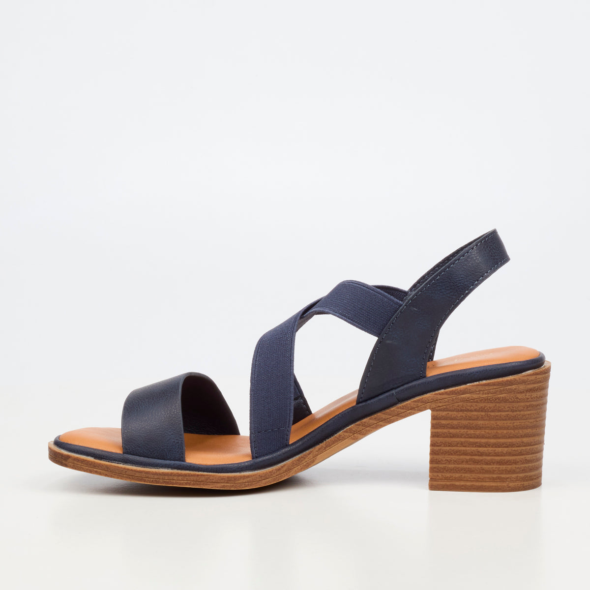 Butterfly Feet Ladies Imelda 1 Sandal-Navy.