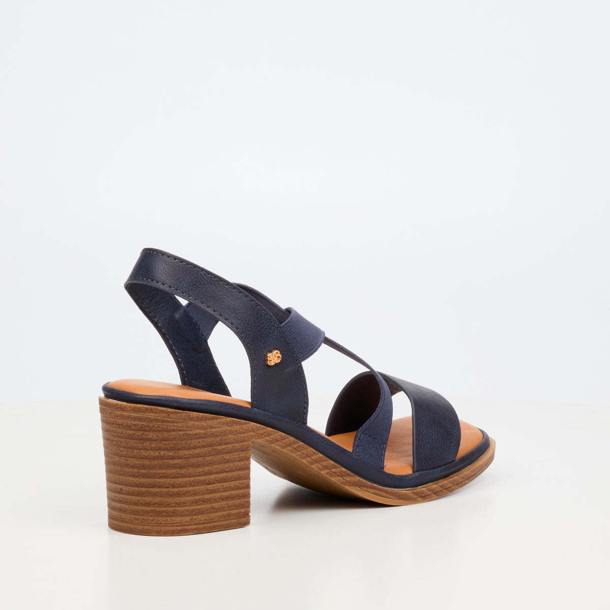 Butterfly Feet Ladies Imelda 1 Sandal-Navy.