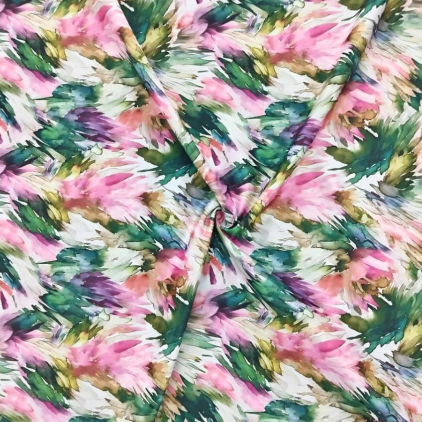 Printed Duchess Satin Fabric 150 cm