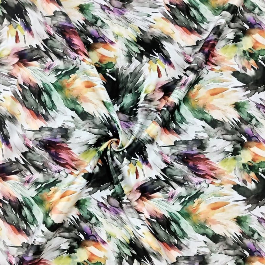 Printed Duchess Satin Fabric 150 cm
