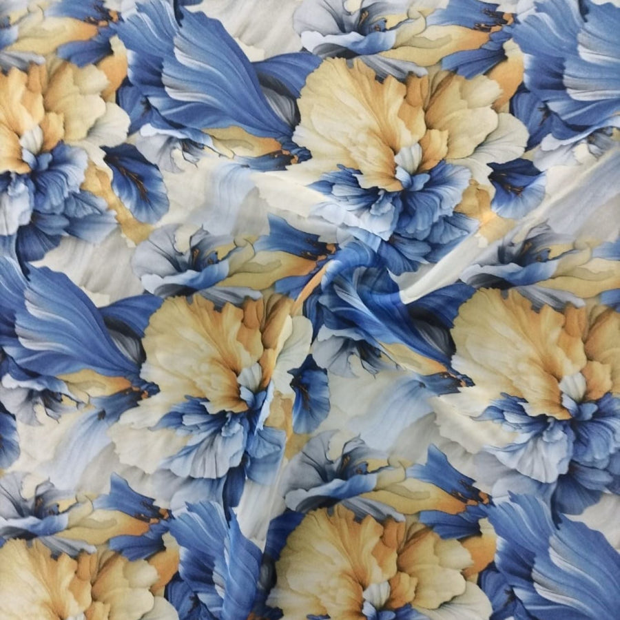 Printed Organdy Fabric Floral 150cm