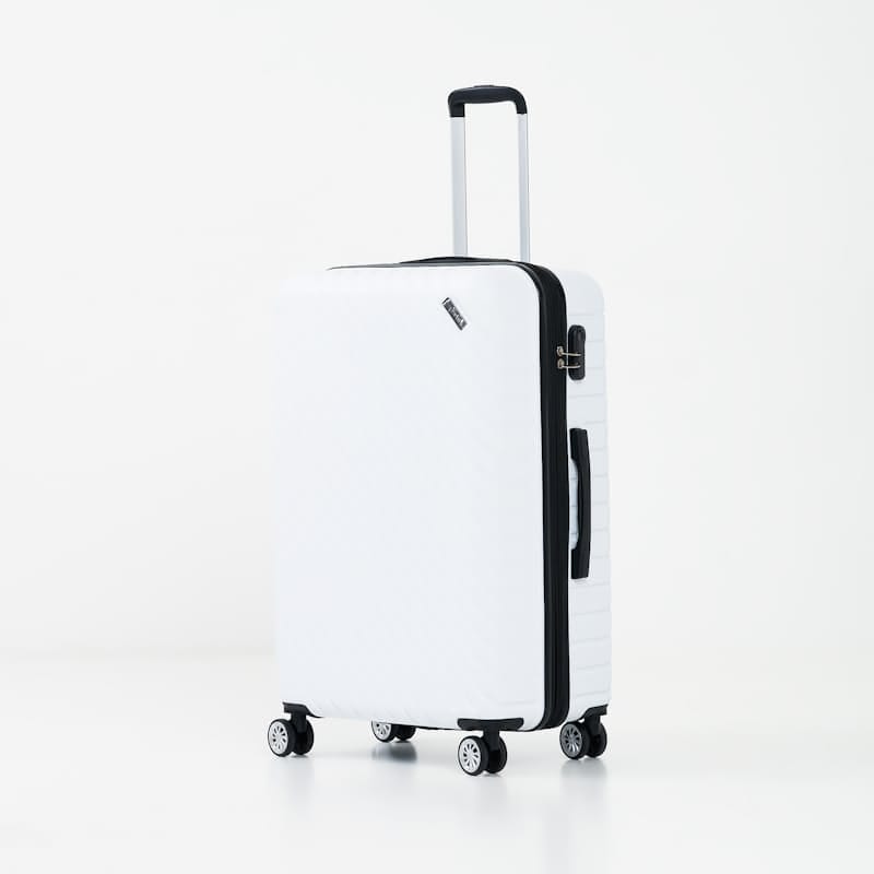 Paklite 3 Piece  Stealth Cabin Trolley Case White.