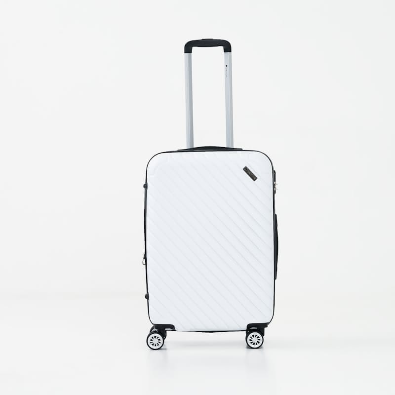 Paklite 3 Piece  Stealth Cabin Trolley Case White.