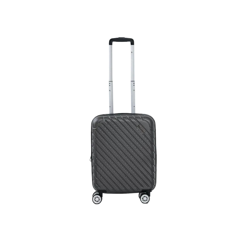 Paklite 3 Piece Stealth Cabin Trolley Case-Grey.