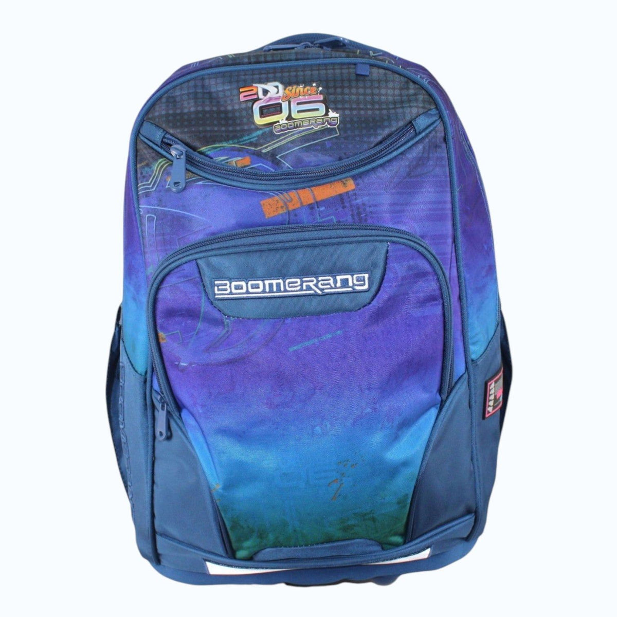 Boomerang School Bag Blue-purple  Backpack S-2090-04.