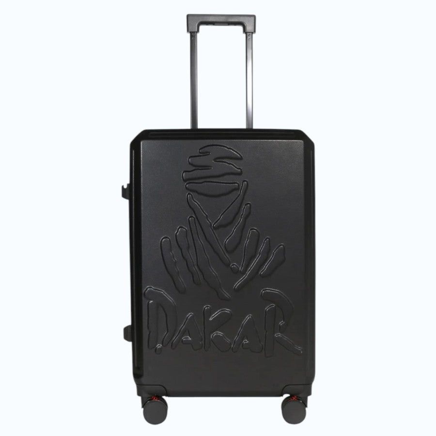 Dakar Desert 65cm Expandable Medium Trolley Suitcase Black DKD0200.