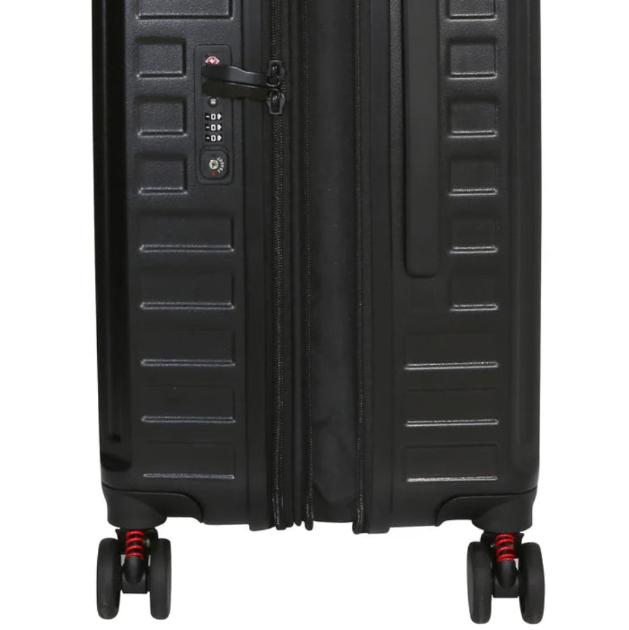 Dakar Desert 75cm Expandable Large Trolley Suitcase Black DKD0300.