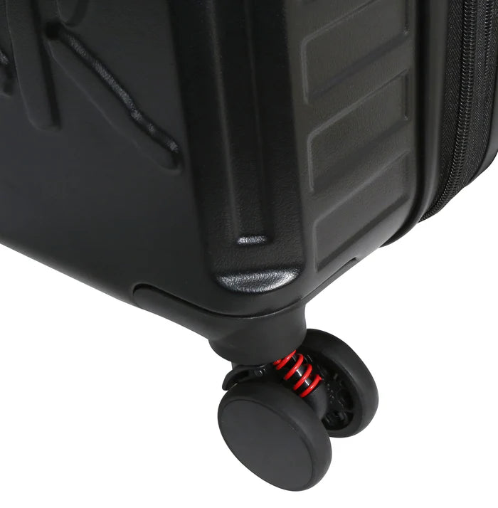 Dakar Desert 65cm Expandable Medium Trolley Suitcase Black DKD0200.