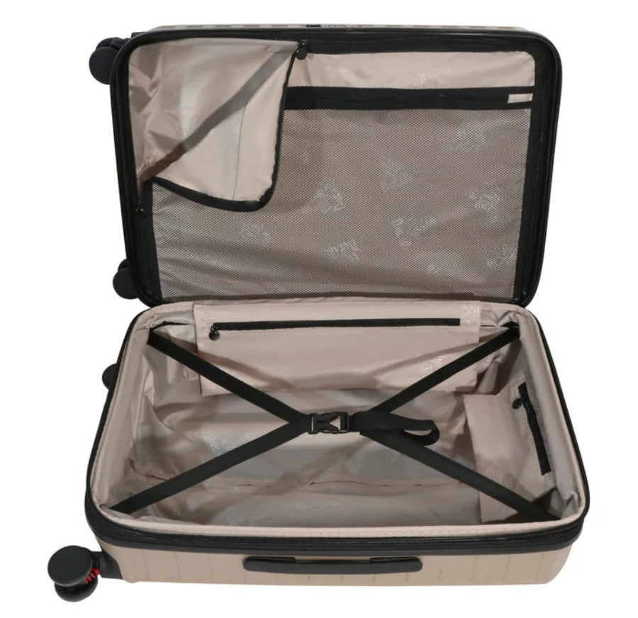 Dakar Desert 65cm Expandable Medium Trolley Suitcase Sand DKD0200.
