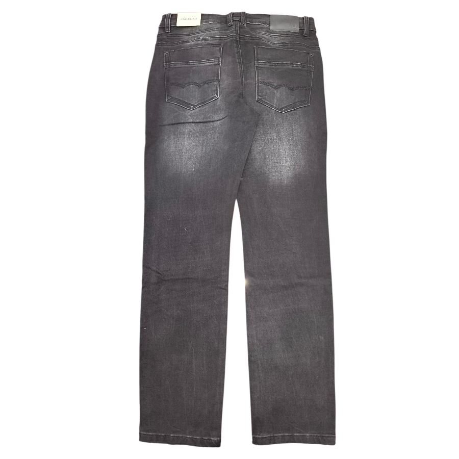 Jonathan D Mens Denim Jeans Black JDPEPPE.