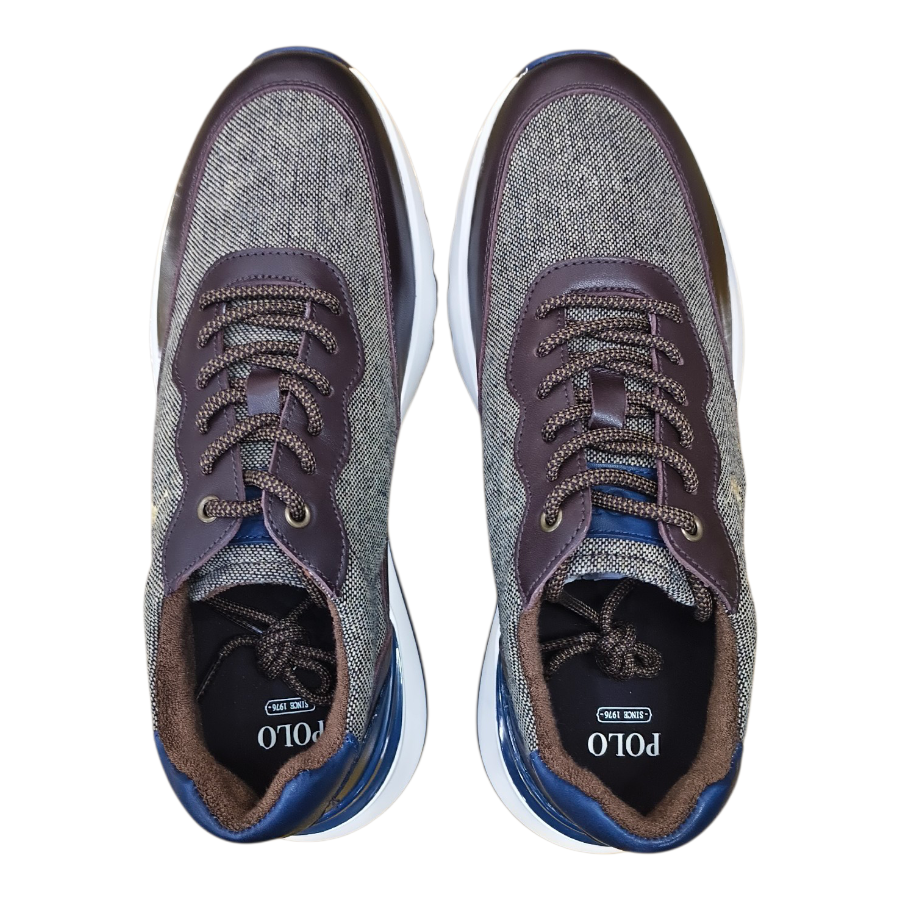 Polo Mens Sneaker Herringbone Multi 0072490