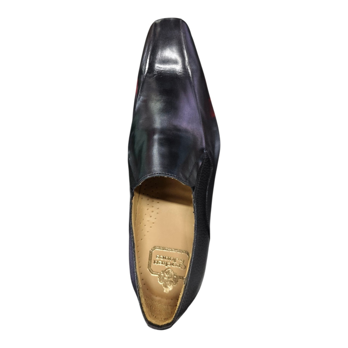 Crockett & Jones Men's Formal Shoes Glace Kid Status Black 62.C7W11F