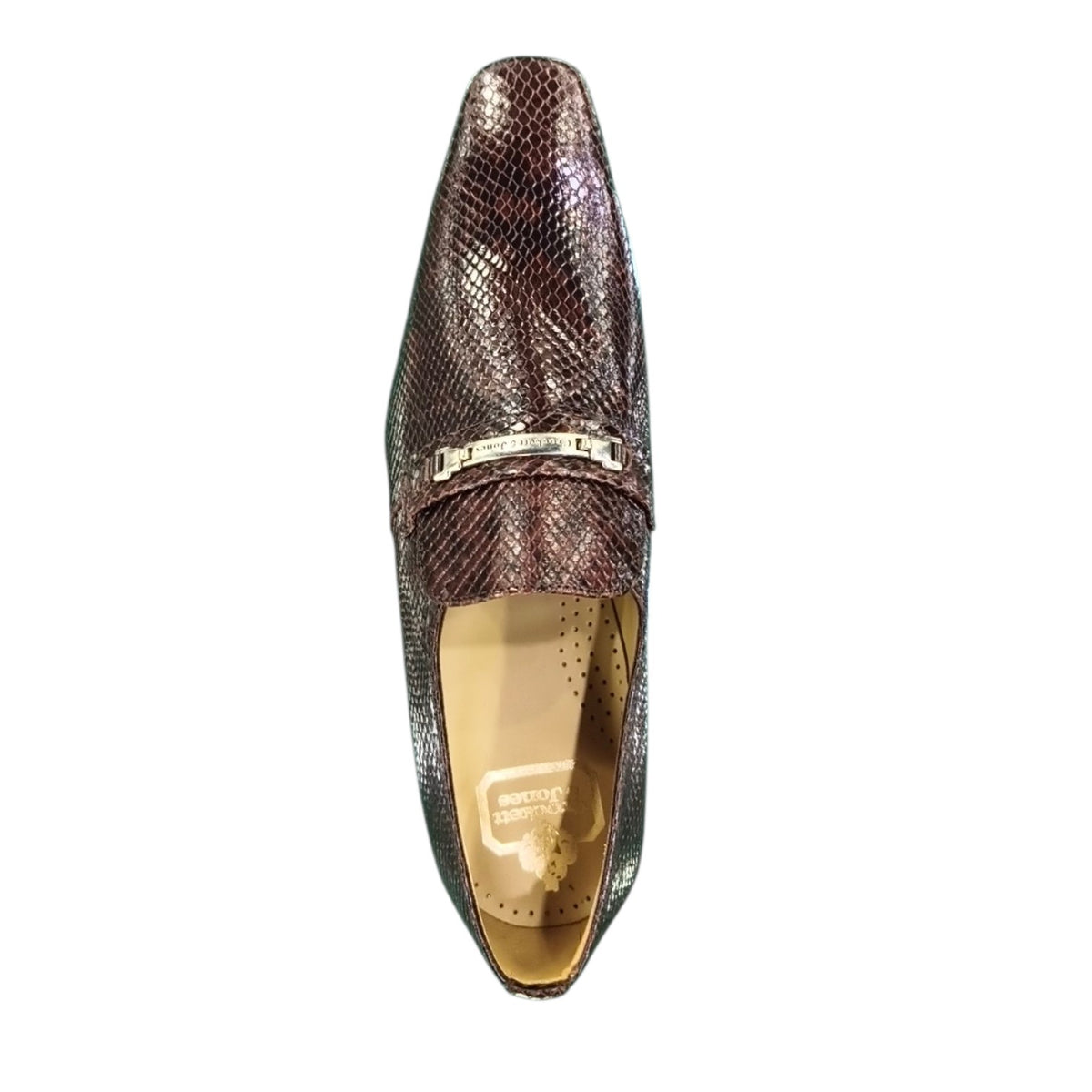 Crockett & Jones Men's Formal Shoes Olimpo Snake Brown 62.C17435S