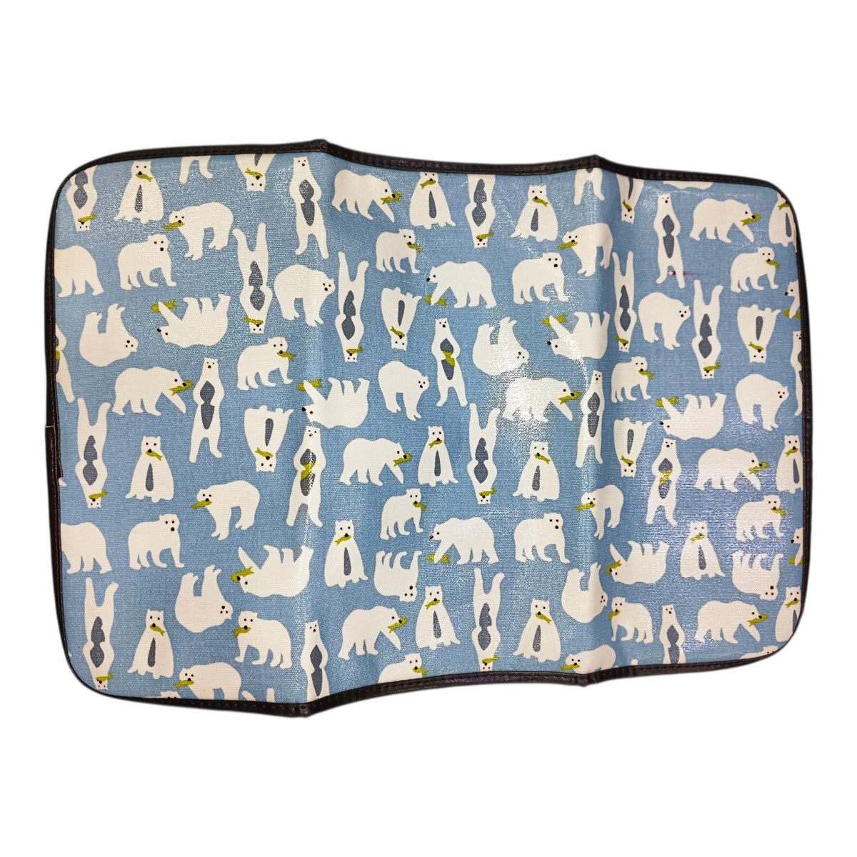 Cotton Road Light Blue Multi-Pattern Baby Diaper Bag.