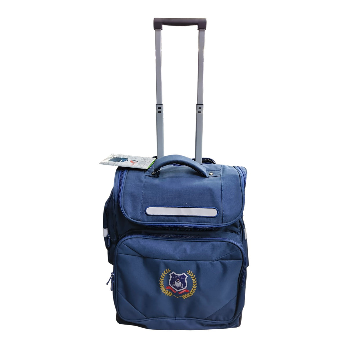 Boomerang Hardbody Big Wheel XXL Trolley School Bag Navy.