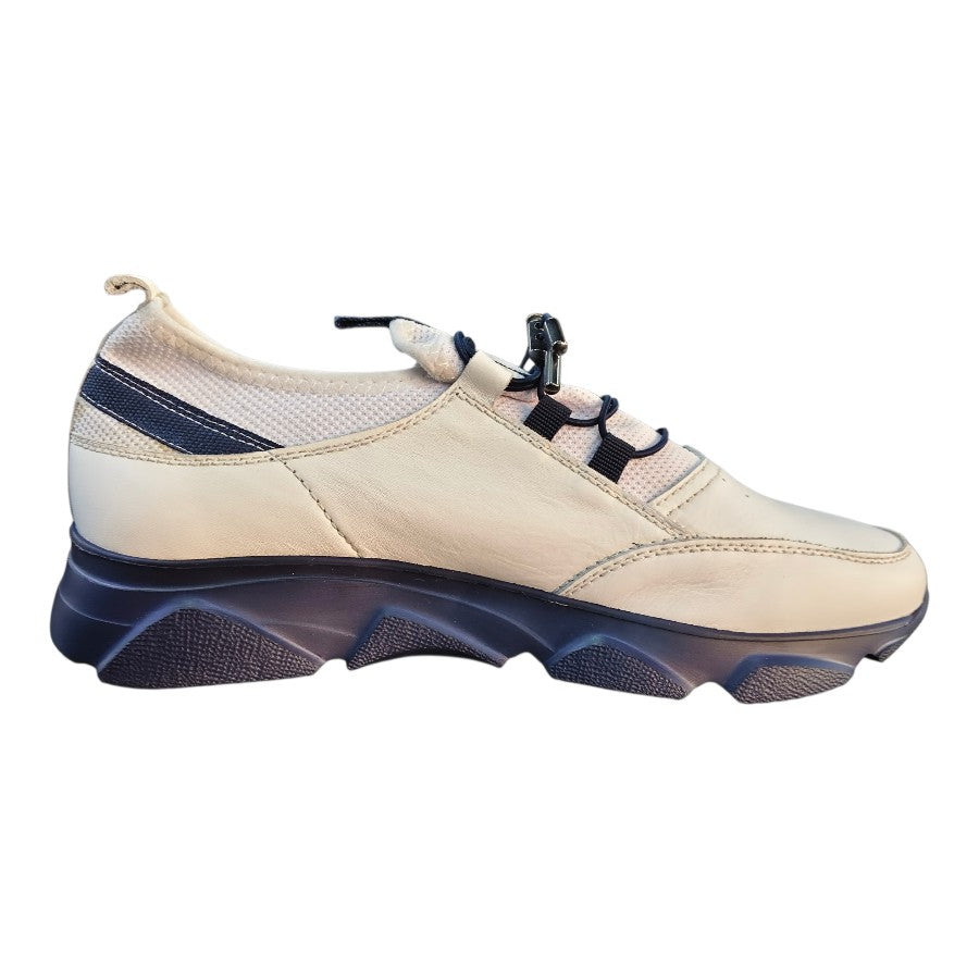 Stefano R Men's White Leather Slip-On Casual Sneakers 1004-53-00