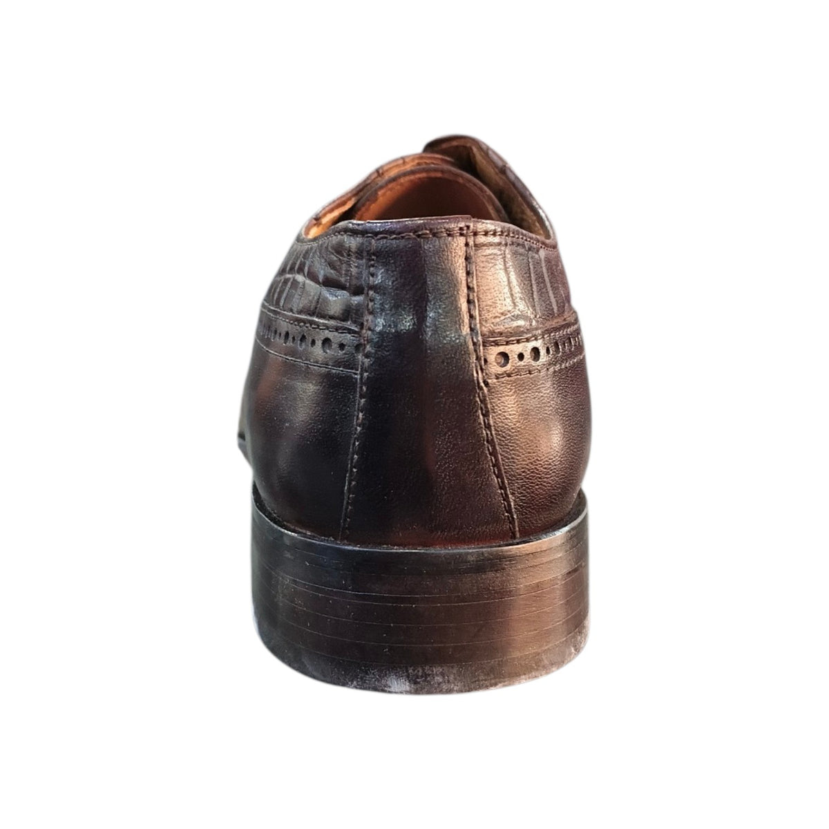 Stefano R Men's Brown Leather Oxford Dress Shoes – X-101