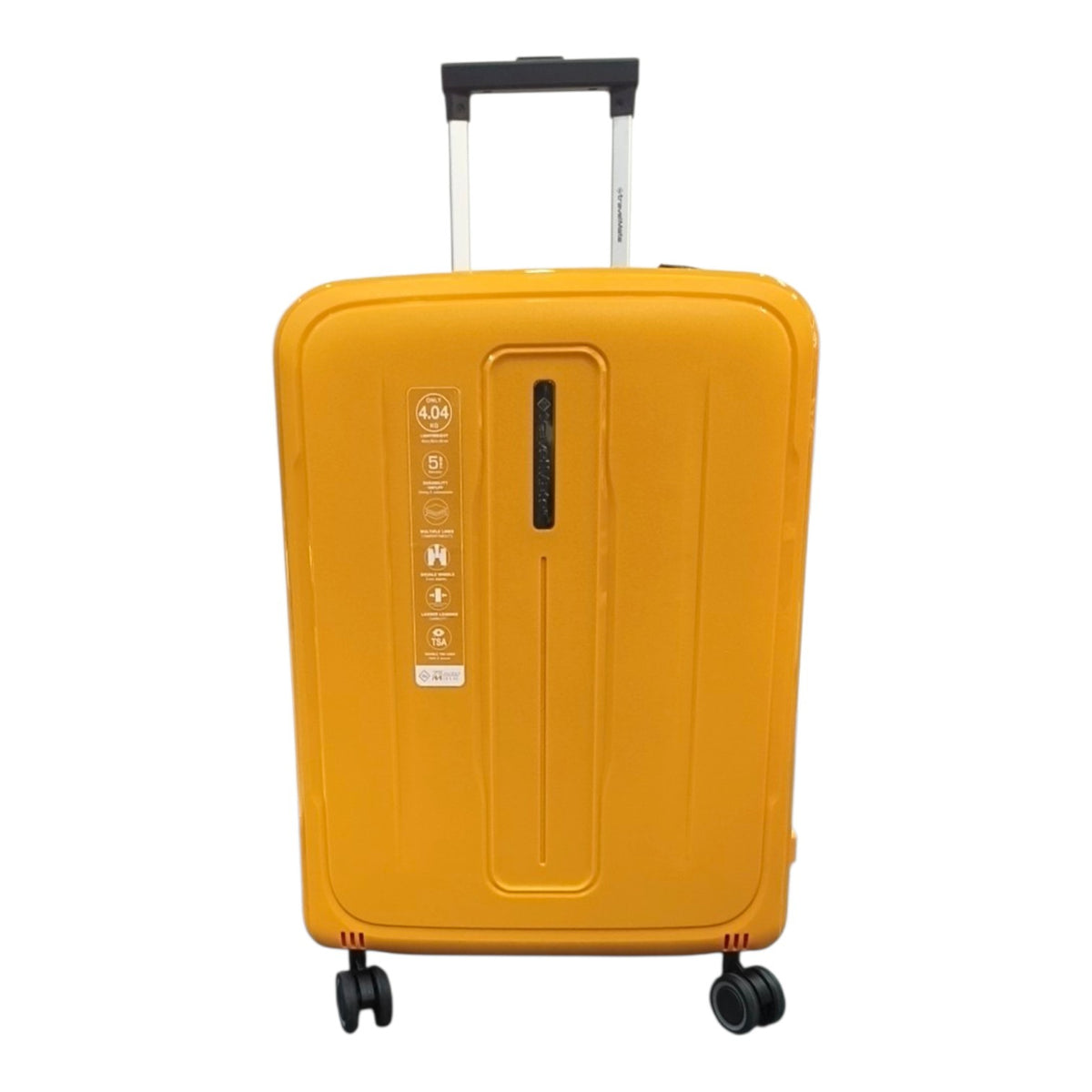 Travel Mate Hard Shell Suitcase Yellow L-355 C