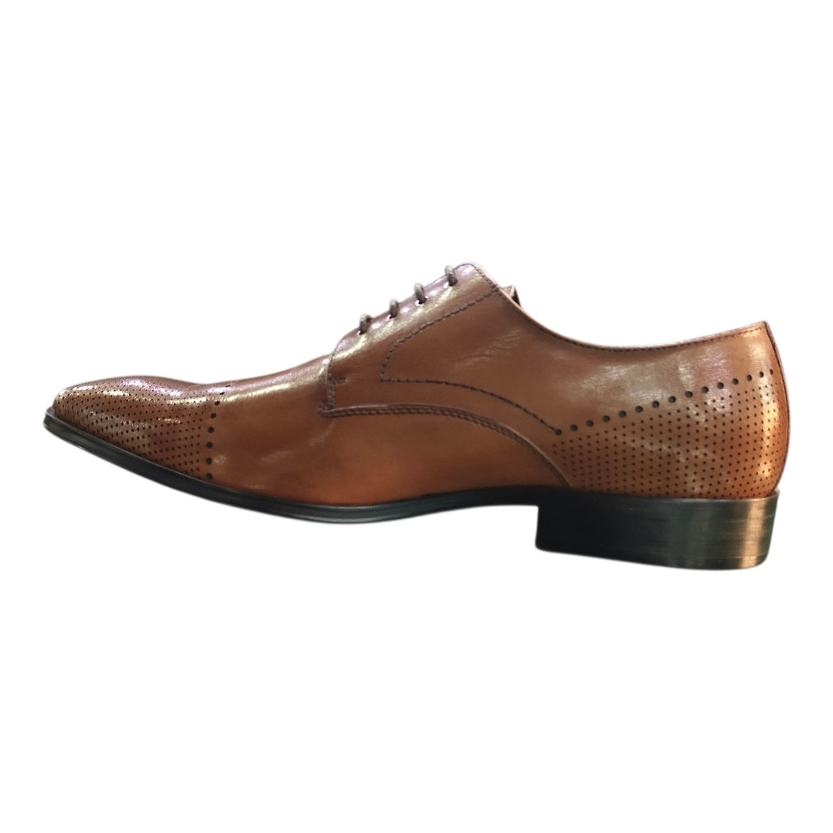 Polo Mens Asher Formal Lace-Up In Tan.
