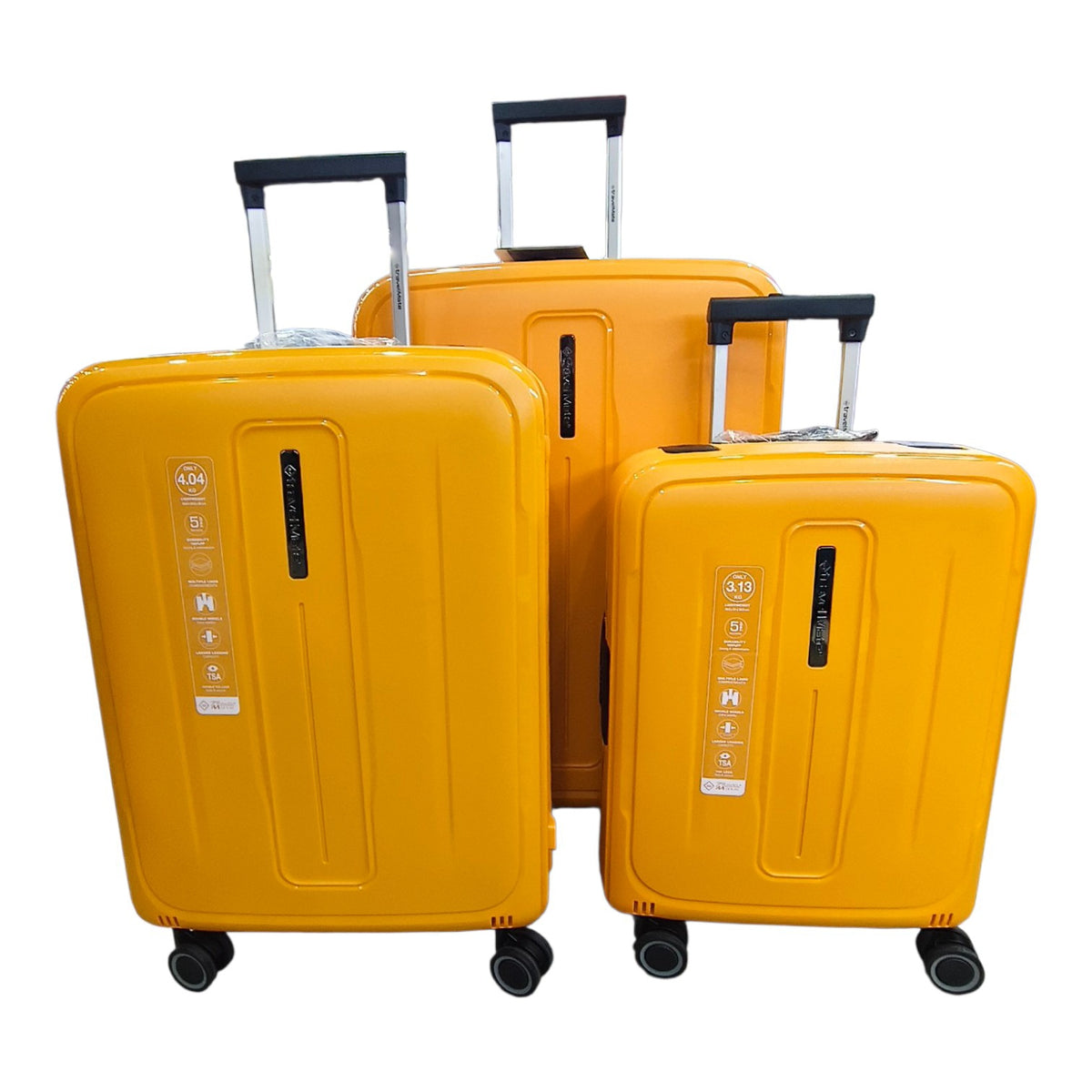 Travel Mate Hard Shell Suitcase Yellow L-355
