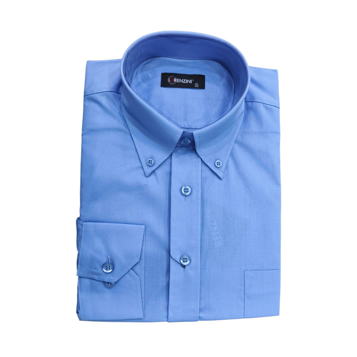 Lorenzini Men’s Formal Shirt – Light Blue