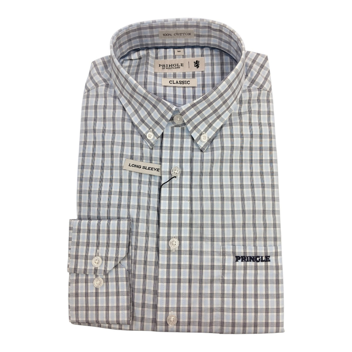 Pringle Mens Long Sleeve Thor Shirt Multi MSLS1620