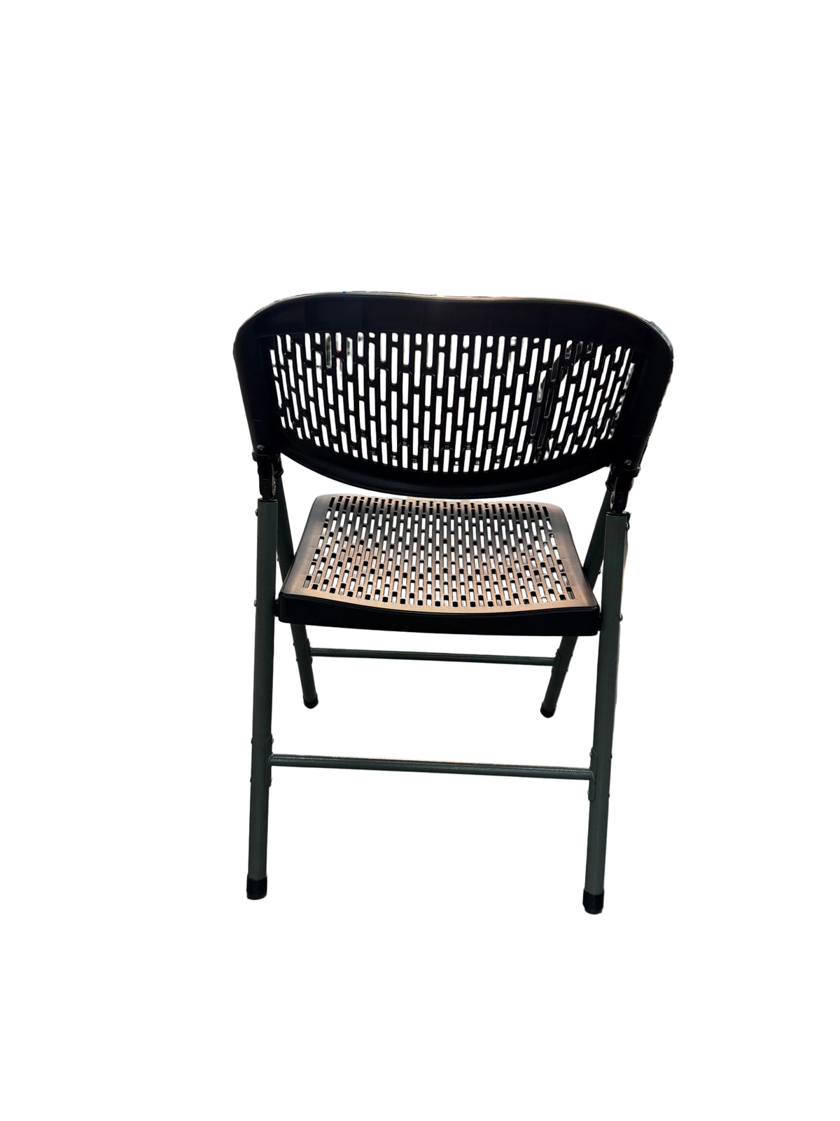 Plastic Summer Heavy Duty Folding Chair Black
