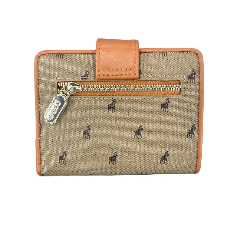 Polo Compact Purse Tan POS489322