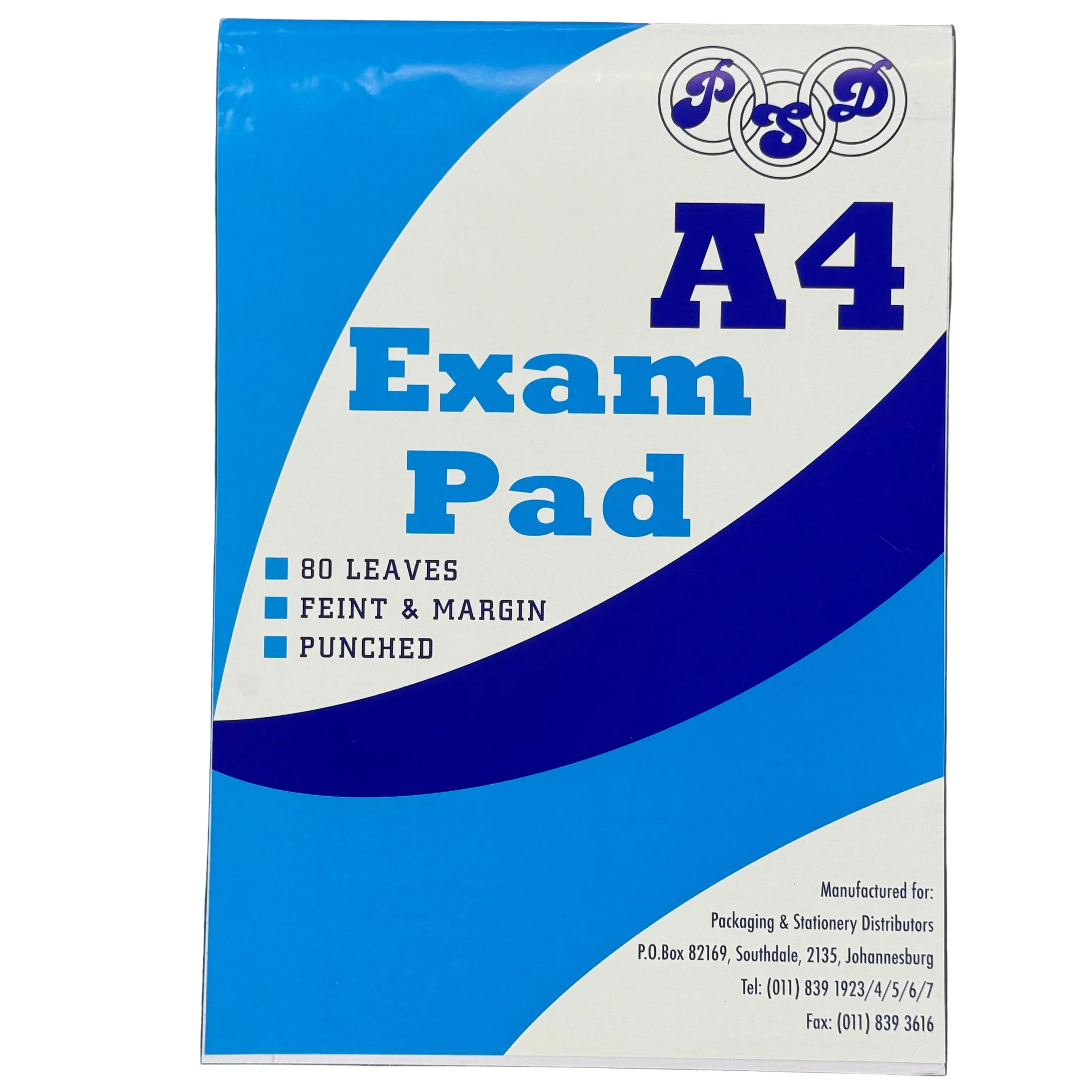 PSD A4 Exam Pad 80 Page