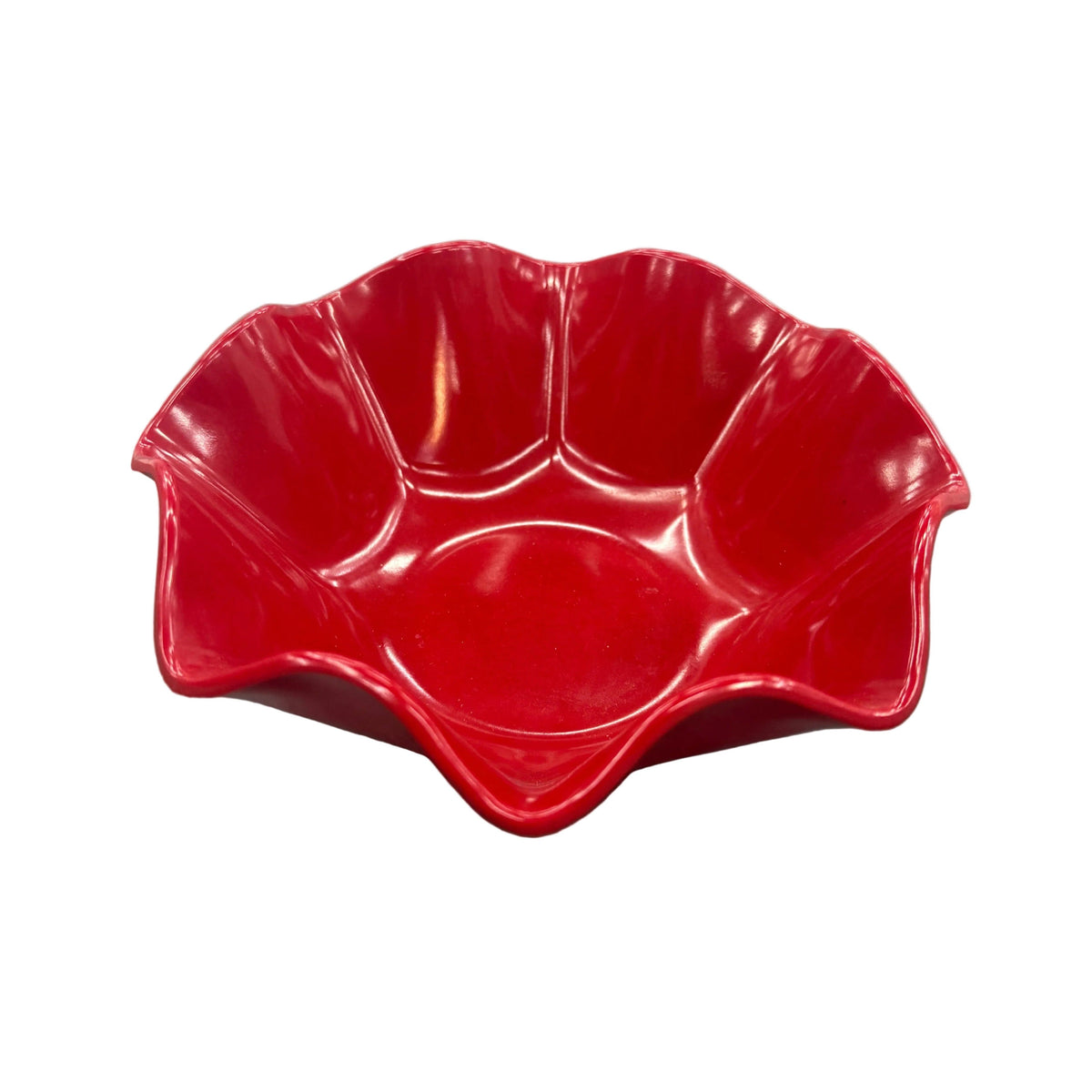 Evren Melamine Karizma Small Bowl 17x8 cm Black/Red EM-334.