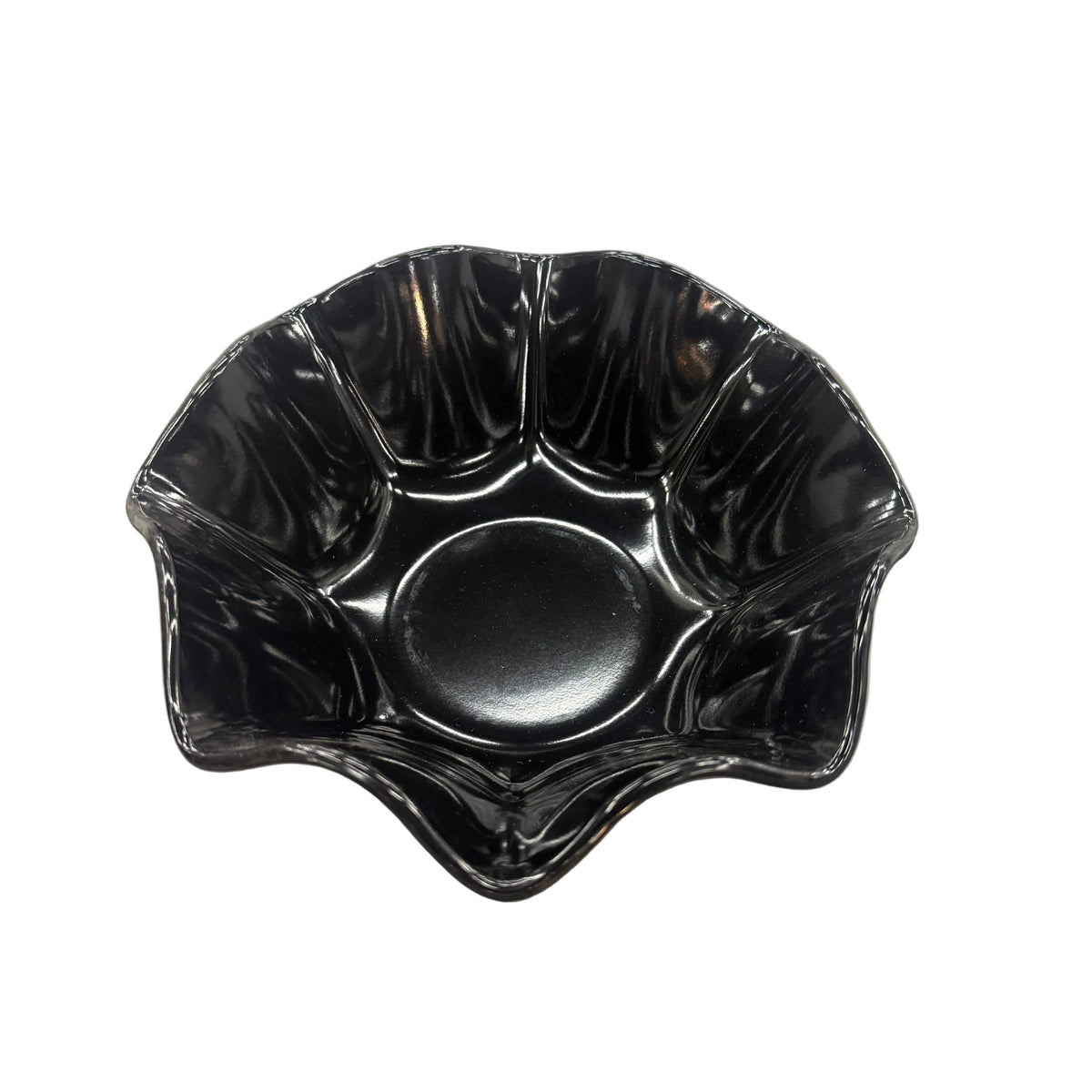Evren Melamine Karizma Small Bowl 17x8 cm Black/Red EM-334.