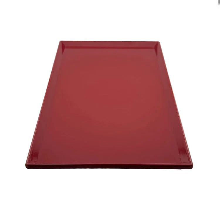Evren Melamine Lare Presentation Platter Red 35x18cm IM-04-2808-R.